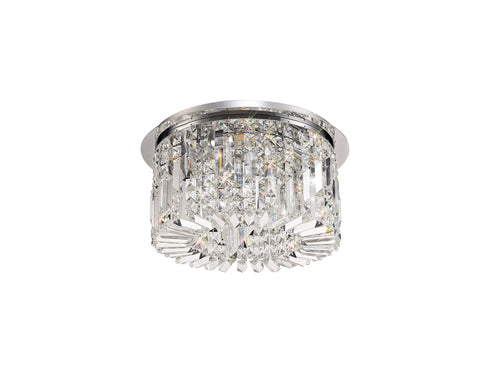 Zula Round Flush Chandelier 5 Light
